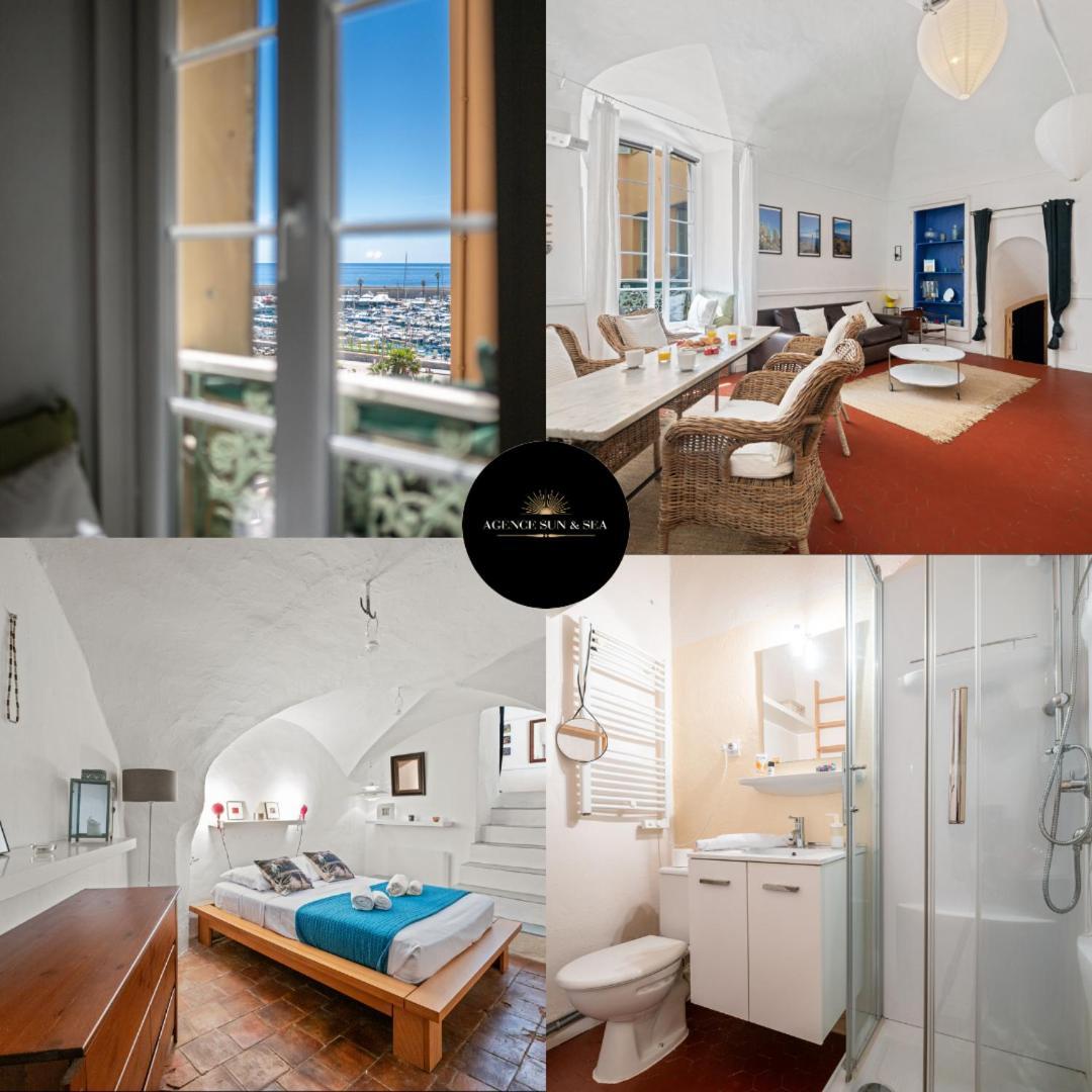 Les Sablettes - Bord De Mer - Vieille Ville - Parking Prive 芒通 外观 照片