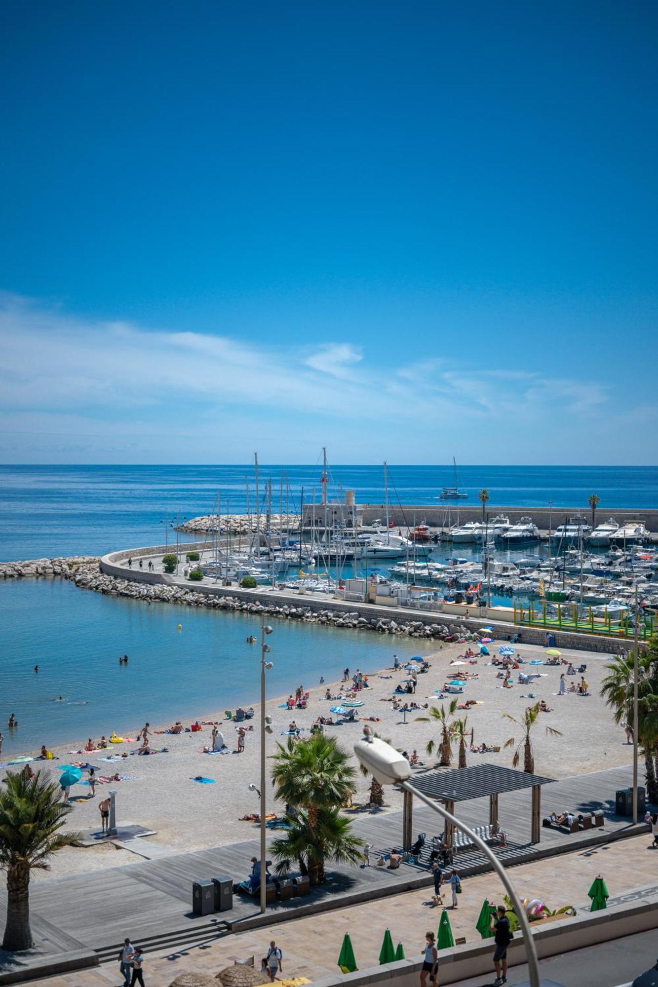 Les Sablettes - Bord De Mer - Vieille Ville - Parking Prive 芒通 外观 照片